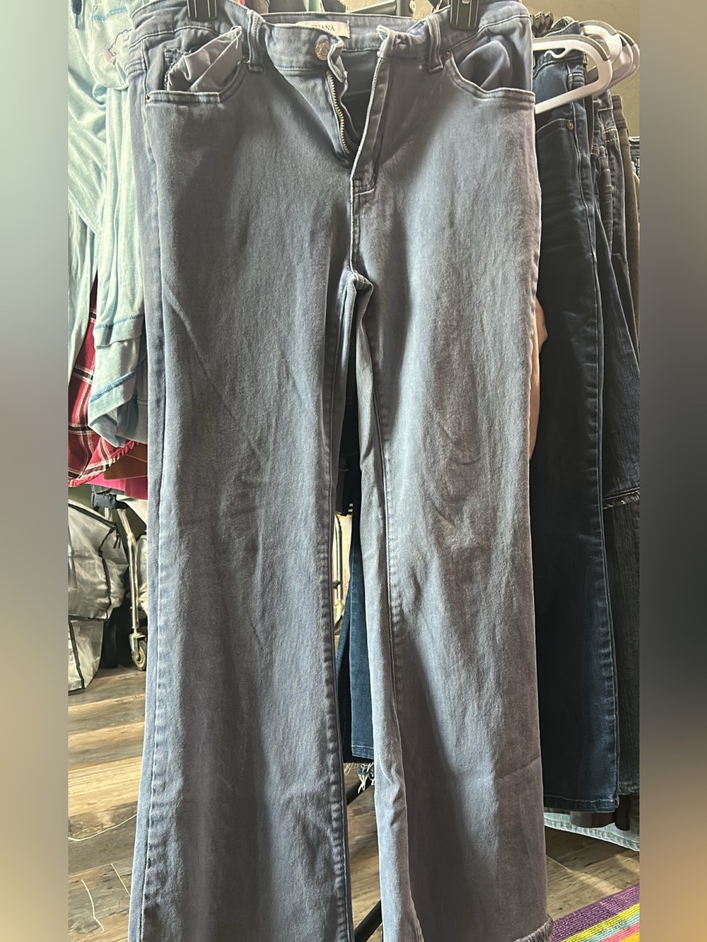 High-Rise Wide Leg Jeans in light blue